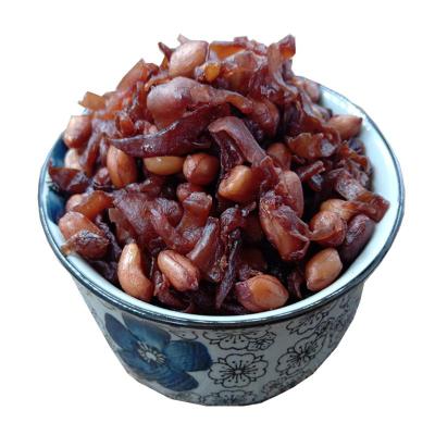 天目山多味花生笋丝农家特产即食多味笋干花生笋丝零食特产500g一斤装（笋丝花生500g）