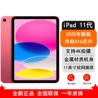 [原封]Apple iPad 11代 128GB eSIM全网版 粉色 A16芯片 1200万像素 4K录制视频 学习娱乐办公平板电脑