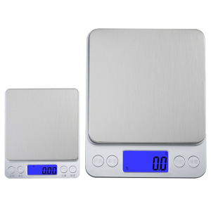 便携家用厨房秤0.1g食物称中文500g/0.01g(充电)