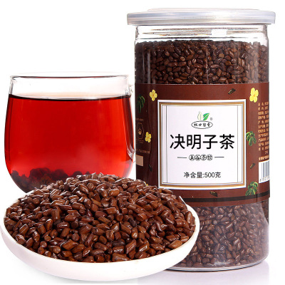 杯口留香决明子茶500克/罐-宁夏炒制熟决明子茶花茶养生茶泡茶花草茶
