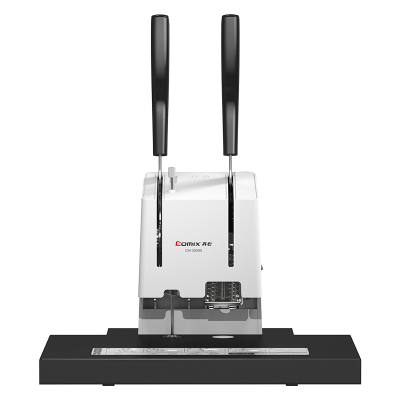 齐心 CM-3008S 财务凭证装订机 账单档案标书打孔机 新结构定位针 白色 计价单位:台