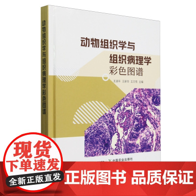 动物组织学与组织病理学彩色图谱(精) 王选年 王新华 王天有 编 9787109327283 中国农业出