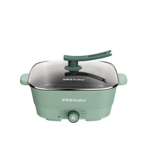 荣事达大容量旋钮式多功能5L电热锅HG36D