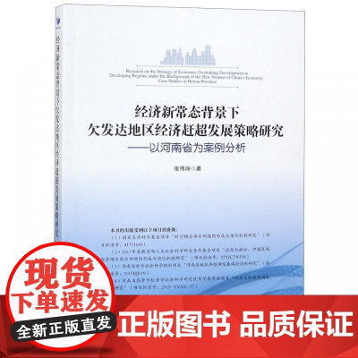 经济新常态背景下欠发达地区经济赶超发展策略研究--以河南