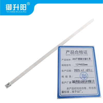 御升阳 304不锈钢自锁扎带 12*450mm 每条