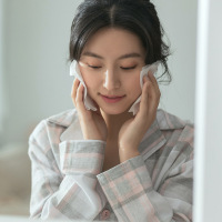 洁丽雅棉柔巾干湿两用卸妆洁面清洁化妆棉90片抽取式脸巾