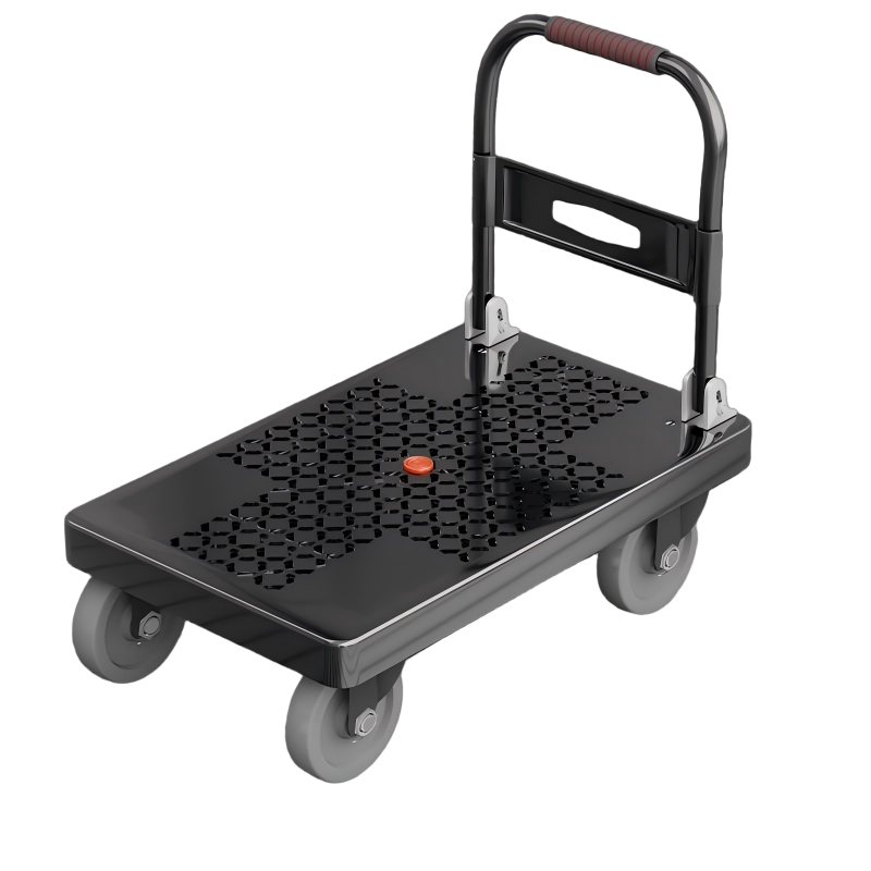 新运 小推车拉货搬运手推车家用便携板车折叠平板拖车取快递手拉车 个