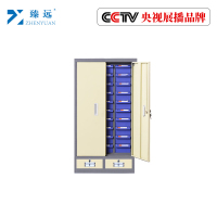 臻远零件柜抽屉式工具柜 30抽蓝色带门加二斗大号