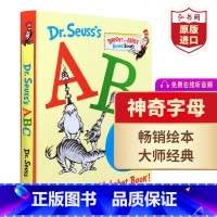 [正版]苏斯博士的神奇字母 英文原版 Dr. Seuss'S Abc 启蒙绘本 0-3岁 搭千奇百怪的脚 戴帽子的猫