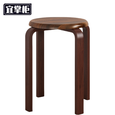 宜掌柜 木质凳子
