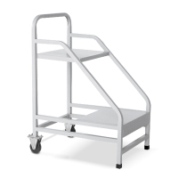 鑫环境 钢制书架学校图书馆书架档案室步梯密集架移动书梯