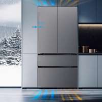 松下(Panasonic)NR-W582TX-S超薄573升全嵌双循环双系统法式纳诺怡净味 四季舱温度展示柜