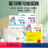 [3本套 ]语文+数学+英语 三升四 [正版]2024秋暑假一本通语文数学英语暑假作业一二三四五六年级下册暑假衔接1升2