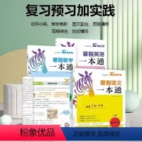 [3本套 ]语文+数学+英语 三升四 [正版]2024秋暑假一本通语文数学英语暑假作业一二三四五六年级下册暑假衔接1升2