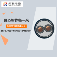 希飞牌 ZR-YJV22-0.6/1KV-2*16mm² 阻燃铜芯低压铠装电缆 元/米 联系客服 定制商品
