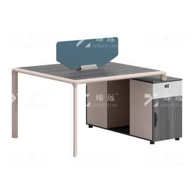 臻远GWJ-02 职员桌办公桌屏风工作卡位 对坐双人位