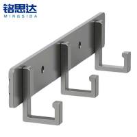 铭思达挂衣钩枪灰色3钩个