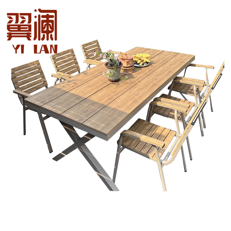 翼澜 户外桌椅 6位 套