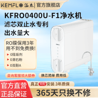 溢泰KEMFLO 400G净水机康富乐厨房直饮机无桶大通量RO反渗透过滤KFRO0400U-F1