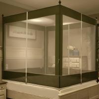 家柏饰(CORATED)蚊帐1.8m床双人家用三开蒙古包拉链1.5m床公主风坐床