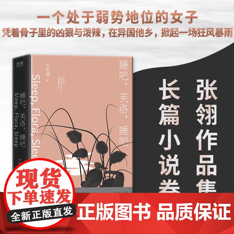 睡吧,芙洛,睡吧:张翎作品集·长篇小说卷(精装) 张翎 天津人民出版社 正版书籍
