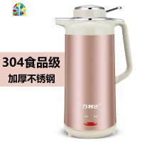 2.5L大容量304不锈钢保温电热水壶快速烧水壶电水壶热水壶 FENGHOU 2.5L中国红加厚款0.6米线