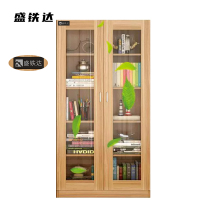 盛铁达 通门玻璃书柜 800*320*1800mm STD-XTSG02 个