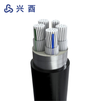 兴酉 铝芯铠装电缆 YJLV22-4*35+1*16 米