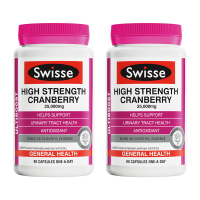 Swisse斯维诗 高浓缩蔓越莓胶囊 90粒 2瓶 25000mg 有益女性私密健康 缓解私处不适 提升泌尿系统功能