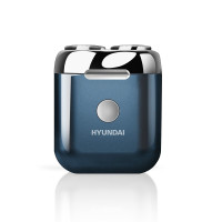 HYUNDAI 便携小巧迷你电动双头剃须刀全身水洗 YS665 爵士蓝