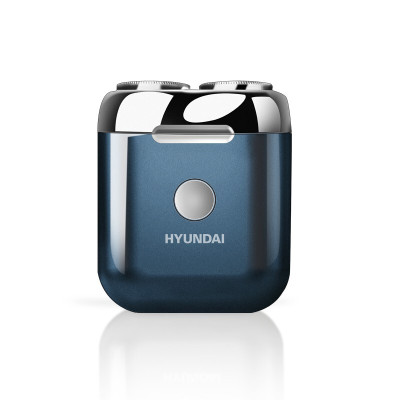 HYUNDAI 便携小巧迷你电动双头剃须刀全身水洗 YS665 爵士蓝