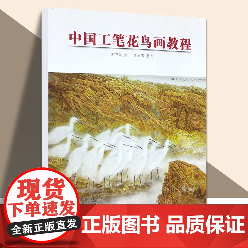 中国工笔花鸟画教程白描底稿染色方法花鸟画技法构图透视苏百钧美术成人自学教材宋画技法详解苏百钧工笔画国画天津人民美术出版社