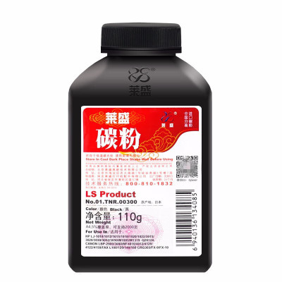 莱盛 Q2612A碳粉110g 适用惠普1010 1012 1015 1018 1020 佳能2900 单位/瓶