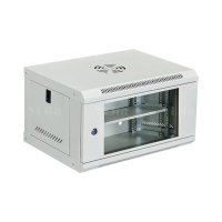 翌嘉 YJ5011641壁挂网络机柜网线理线柜 6u玻璃门白色