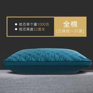 美帮汇枕头双人助整头酒店柔软全棉羽丝绒枕芯一对装单人家用