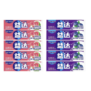 益达木糖醇无糖口香糖5片装13.5g条装 方便携带清新口气休闲糖果