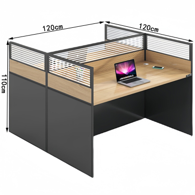悦兴诚屏风桌工字型张