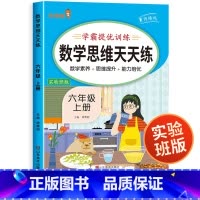 数学思维天天练 六年级上 [正版]六年级上册数学思维天天练 小学6上学期学霸提优训练人教版实验班口算天天练和应用题专项训