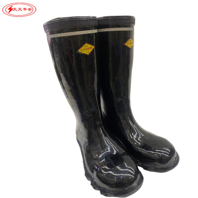 天天平安 防砸绝缘靴 高筒绝缘靴 胶靴 6KV/双