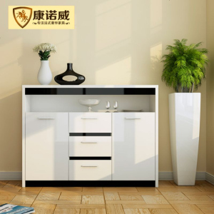 现代时尚餐边柜简约餐厅烤漆储物碗柜茶水柜碗橱家具客厅抽屉柜