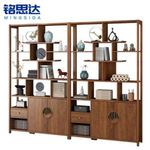 铭思达实木博古架240*30*200cm个