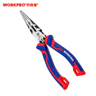 万克宝 6”三色柄偏心尖嘴钳 WP231020 把
