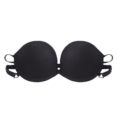 SUNTEK无肩带内衣女隐形防滑小胸聚拢大码薄款夏季美背文胸礼服婚纱乳贴