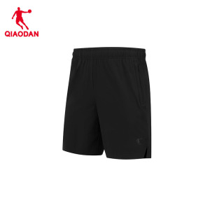乔丹QIAODAN速干运动中裤男款透气轻薄弹力健身休闲裤宽松版型