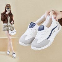 内增高ins韩版新款加绒阿甘鞋女冬季保暖休闲