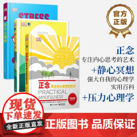 店 [全三册]正念:专注内心思考的艺术(全彩)+静心冥想:强大自我的心理学实用百科+压力心理学(全彩) 心理学书籍