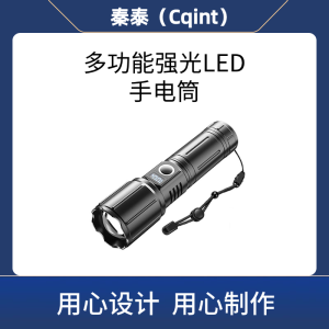 秦泰(Cqint)CQT-11 LED强光手电筒,USB充电(计价单位:个)