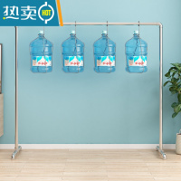 敬平钢管晾衣架落地简易挂衣架室内卧室家用单杠式阳台晒被子晾晒衣架 6分管长170高130