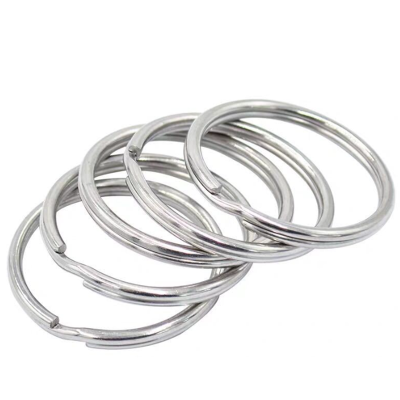 钥匙圈环304不锈钢扁圈 30mm(10个) 包