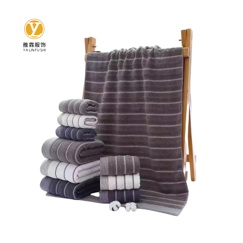 雅霖服 深色水纹面巾YLF-MJ072907 条